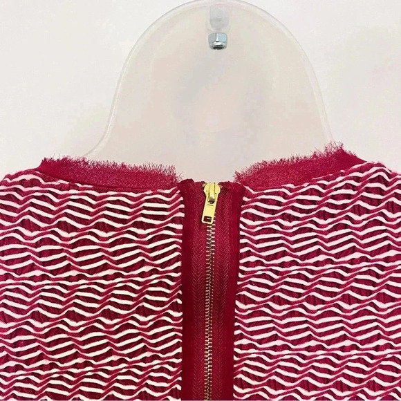 Anthropologie Maeve red and white striped dress perfect for Christmas Party - Picture 10 of 14